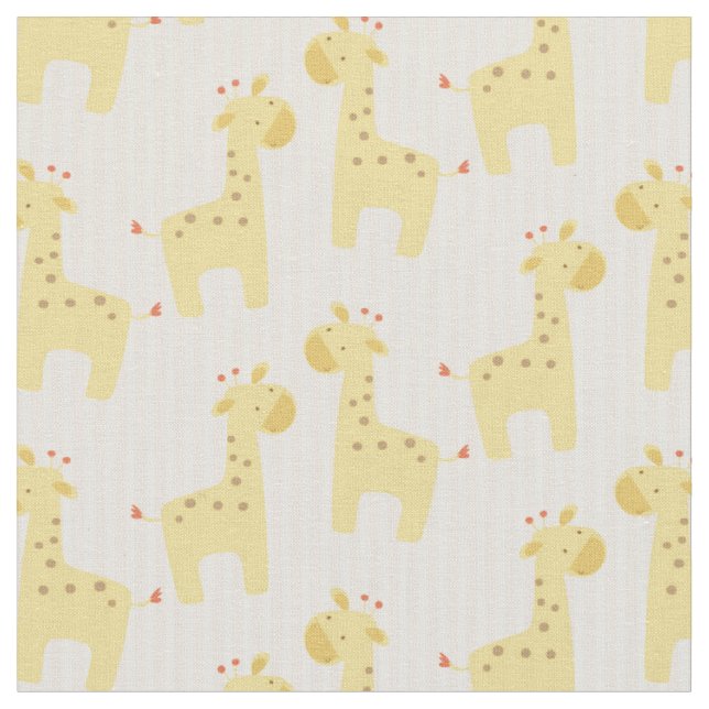 Beautiful Baby Giraffe Fabric (Close Up)