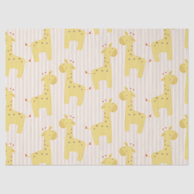 Beautiful Baby Giraffe Tissue Paper (Front)