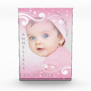 Beautiful Baby Girl Photo with Name and Date