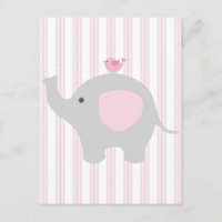 Beautiful Baby Girl Pink Elephant