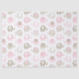 Beautiful Baby Pink Elephant Tissue Paper