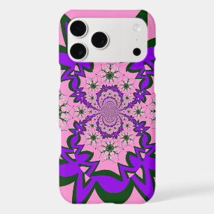 Beautiful Baby Pink Floral Purple Shade Motif Art 