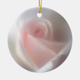 Beautiful Baby Pink Rose Ornament