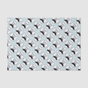 Beautiful Baby Shower Little Man Moustache Tissue Paper