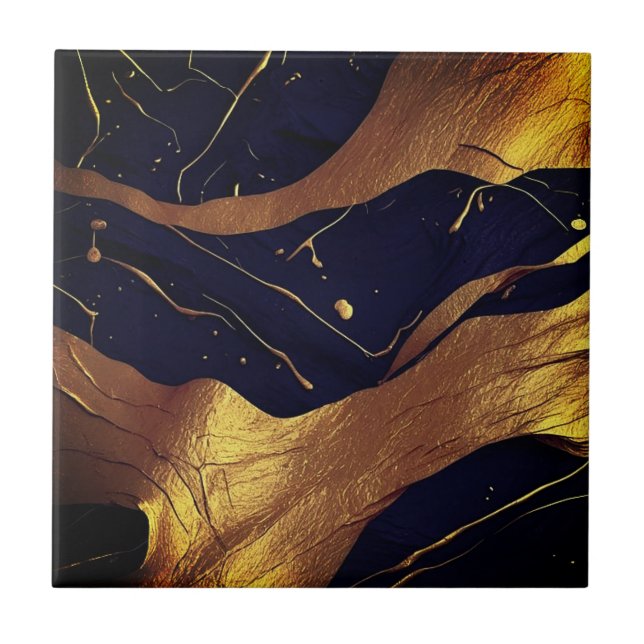 Beautiful back gold home tiles (Front)