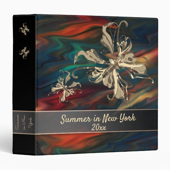 Beautiful, background, elegant, autumn binder (Front/Spine)