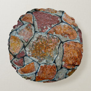 beautiful background texture with stoneabstract, a round pillow