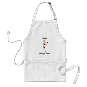 Beautiful Baker Personalized Apron Blonde 2