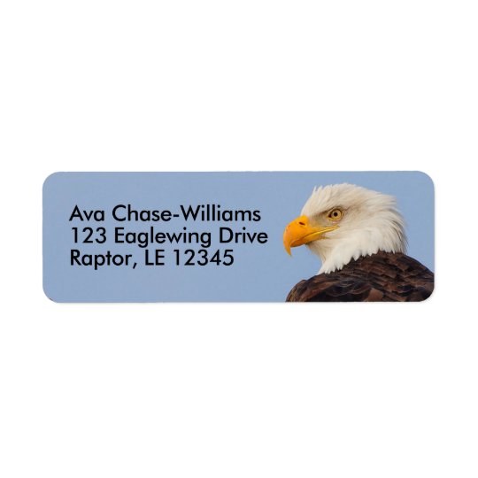 Beautiful Bald Eagle in a Tree Return Address Label