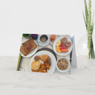 Beautiful Banquet Breakfast Card