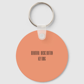 Beautiful basic button key ring