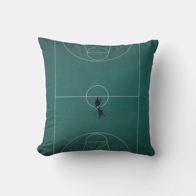 Beautiful Basketball Design Throw Pillow (Front)