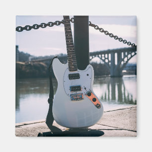 Beautiful Bass Guitar Magnet