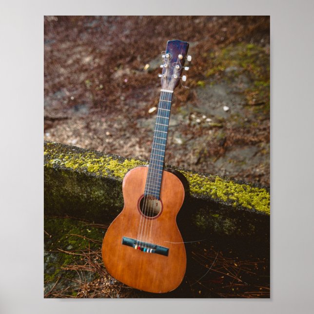 Beautiful Bass Guitar Poster (Front)