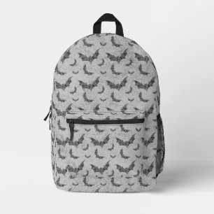Beautiful Bat Printed Backpack