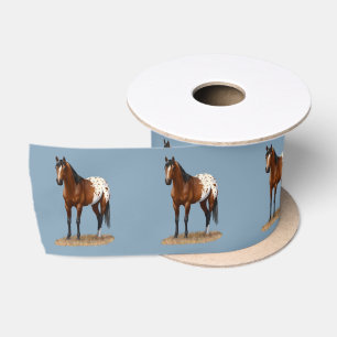 Beautiful Bay Appaloosa Horse Satin Ribbon