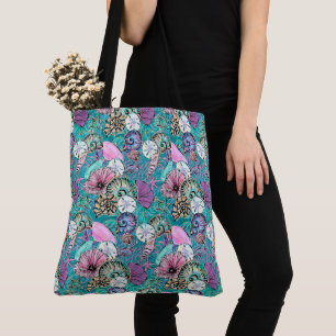 Beautiful Beach All Over Print Tote See Back