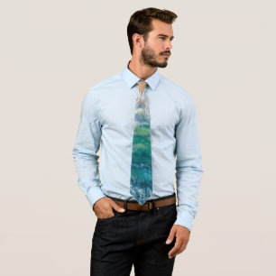 Beautiful beach crystal blue sea Tie