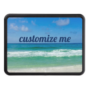 Beautiful Beach Custom Seaside Photography Trailer Hitch Cover