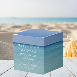  Beautiful Beach Horizon Personalized Wedding Favor Box