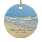 Beautiful Beach House Custom Family Name Year