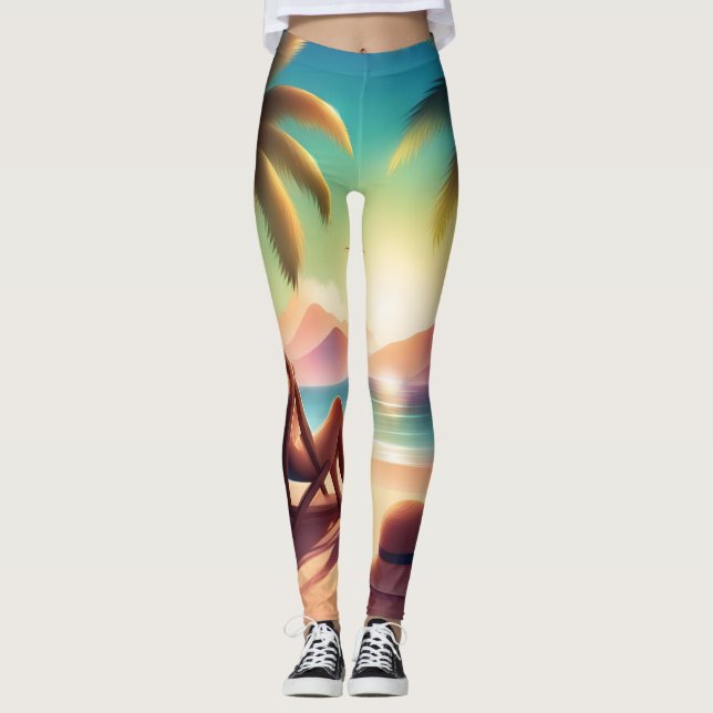 beautiful beach leggings (Front)