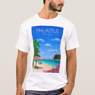Beautiful Beach Mauritius Active T-Shirt