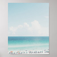 Beautiful Beach Photography Cool Blue Ocean Skies