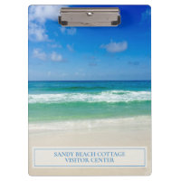 Beautiful Beach Rental Company Personalized