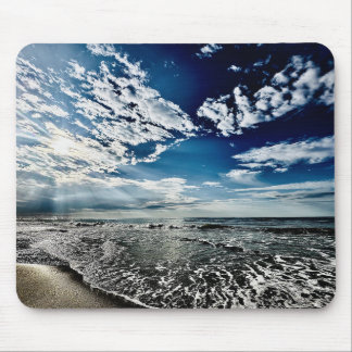 beautiful beach scene mouse pad