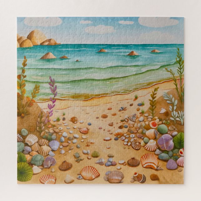 Beautiful Beach/Sea Shore Jigsaw Puzzle (Vertical)