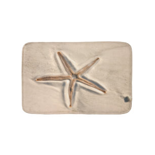 Beautiful Beach Starfish Bath Mat