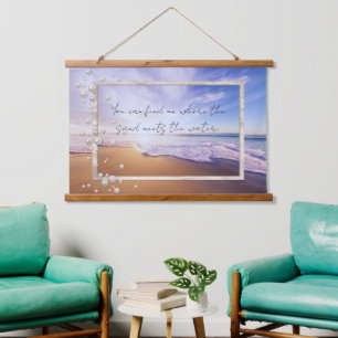 Beautiful Beach Sunrise Hanging Tapestry