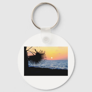 BEAUTIFUL BEACH SUNSET KEYCHAIN