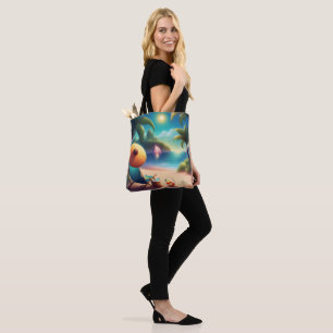 beautiful beach tote bag