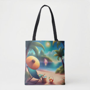beautiful beach tote bag