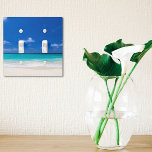 Beautiful Beach Tropical Ocean Sand Light Switch Cover<br><div class="desc">This design may be personalized by choosing the customize option to add text or make other changes. If this product has the option to transfer the design to another item, please make sure to adjust the design to fit if needed. Contact me at colorflowcreations@gmail.com if you wish to have this...</div>