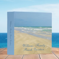 Beautiful Beach Vacation Custom Ocean Photo Album