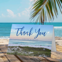 Beautiful Beach Wedding Sunset Personalized