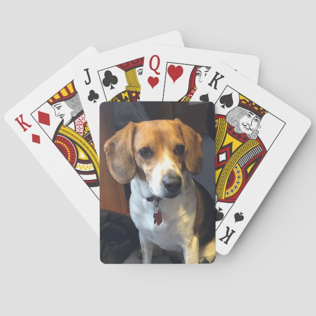 Beautiful Beagle Playing Cards (Back)