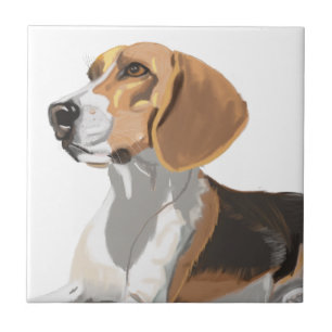 Beautiful Beagle Tile