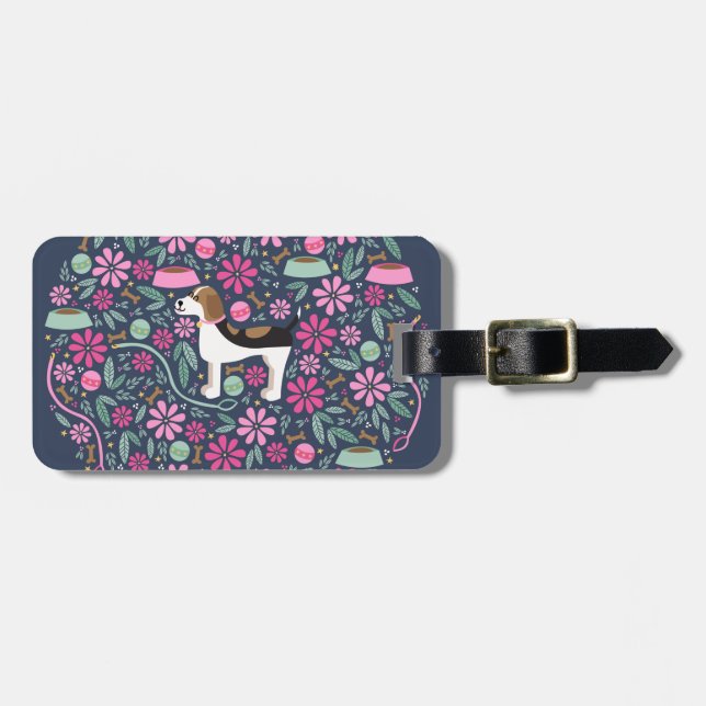 Beautiful Beagles Luggage Tag (Front Horizontal)