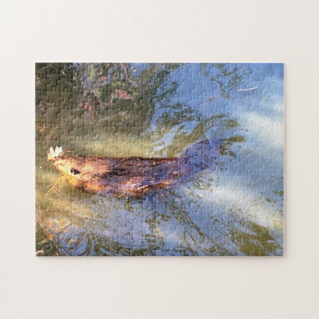 Beautiful Beaver Jigsaw Puzzle (Horizontal)