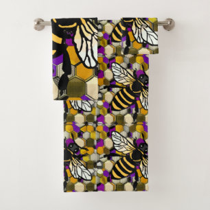 Beautiful Bee Bath Towel Set