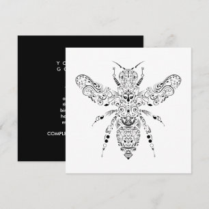 beautiful bee invitation