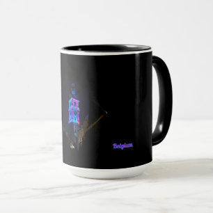 Beautiful Belfry of Mons Belgium travel Mug