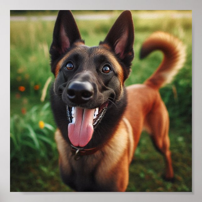 beautiful Belgian Malinois Poster (Front)