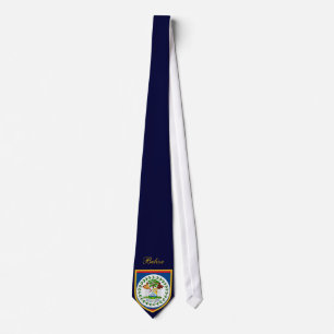 Beautiful Belize Flag Tie