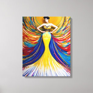 Beautiful Belladonna Woman Power Girl Power Canvas Print