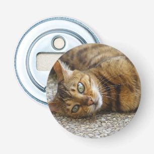 Beautiful Bengal Cat Bottle Opener